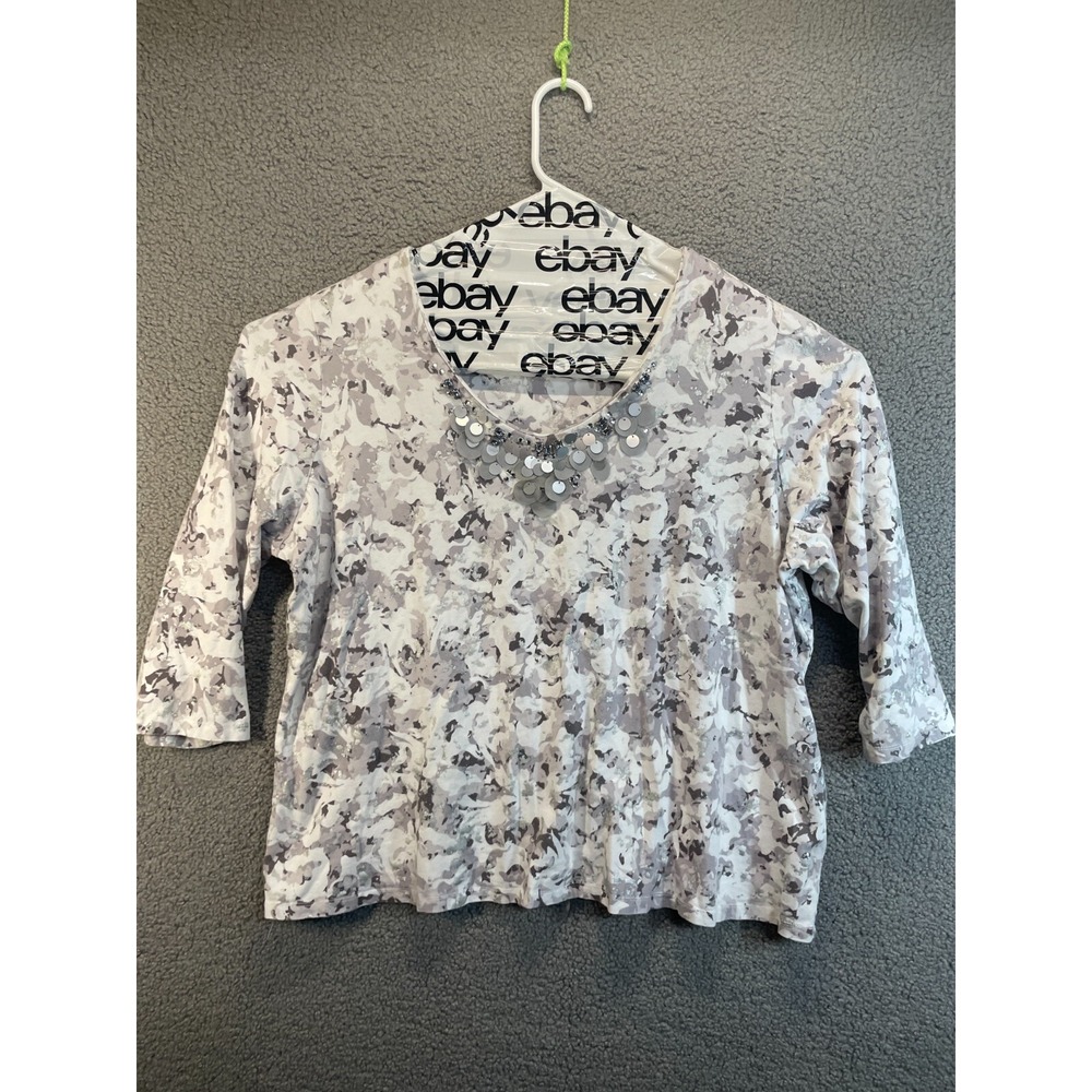 Ruby Rd Top Womens 1X Long Sleeve shirt